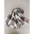 Winter warm checked scarves for women